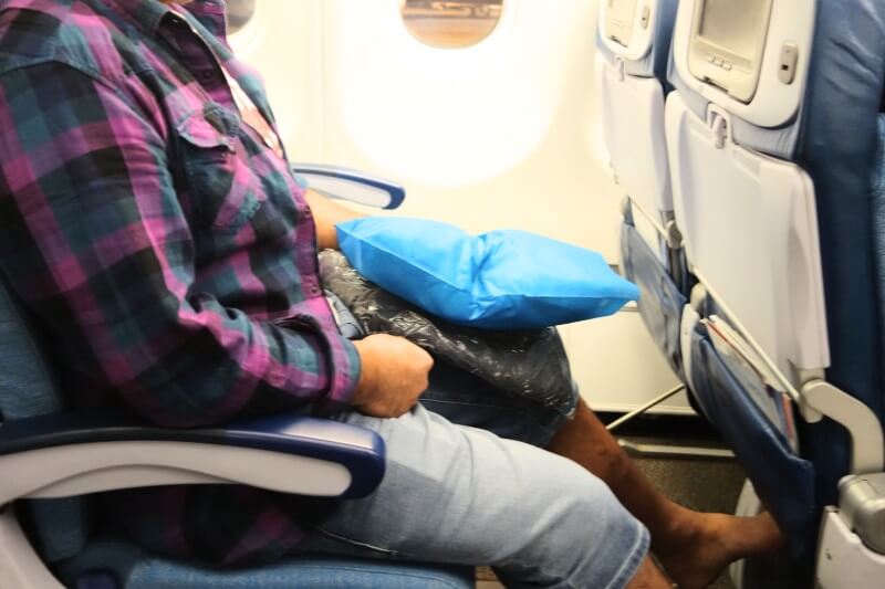 ハワイアン航空のエクストラコンフォート席の広さのイメージ