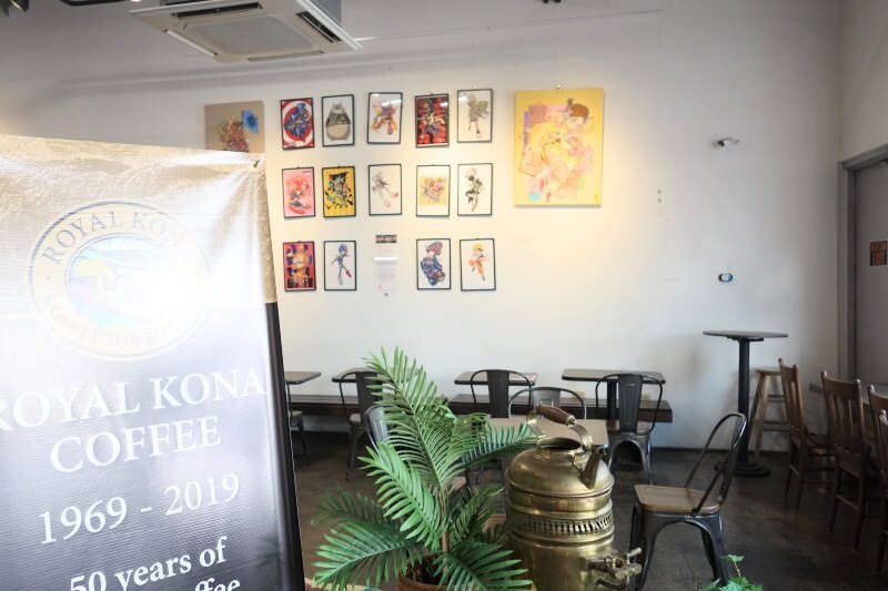 ライオンコーヒー工場の併設カフェ