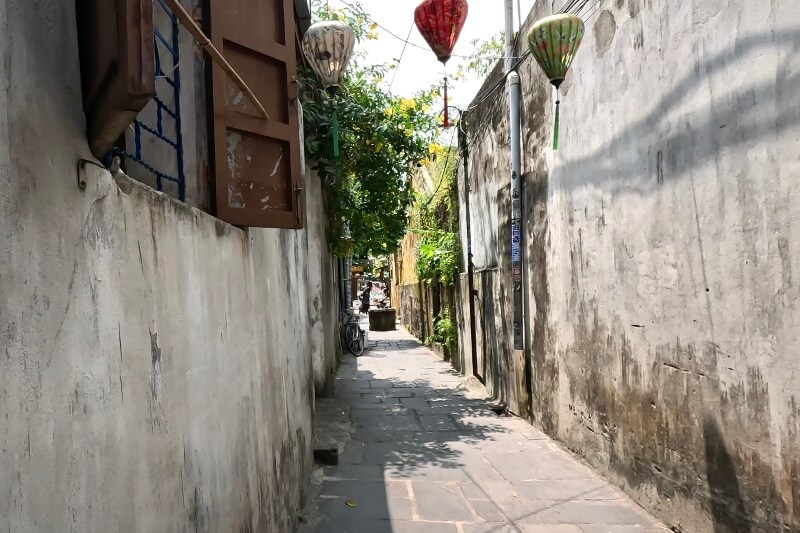 ホイアン旅行記1日目に見た、旧市街の中の風景