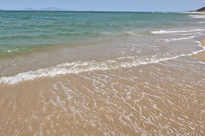 ホイアン旅行記2日目に行ったアンバンビーチの海の透明度