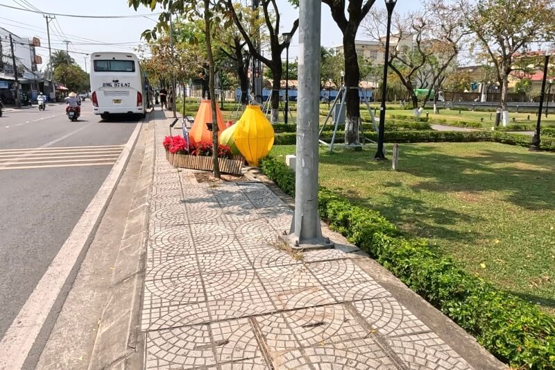 ホイアン旅行記3日目、宿周辺の街並み