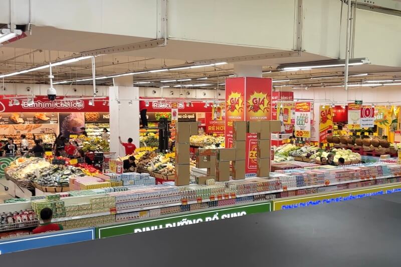 ダナン旅行記1日目、スーパーに行ったところ