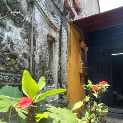 ホイアン旧市街の観光チケットで見学したクアンタンの家の中