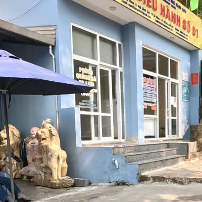 五行山（マーブルマウンテン）Gate1のチケット販売窓口の建物