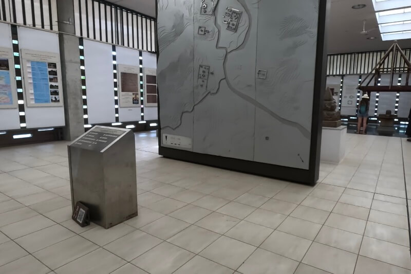 ミーソン遺跡にある資料館