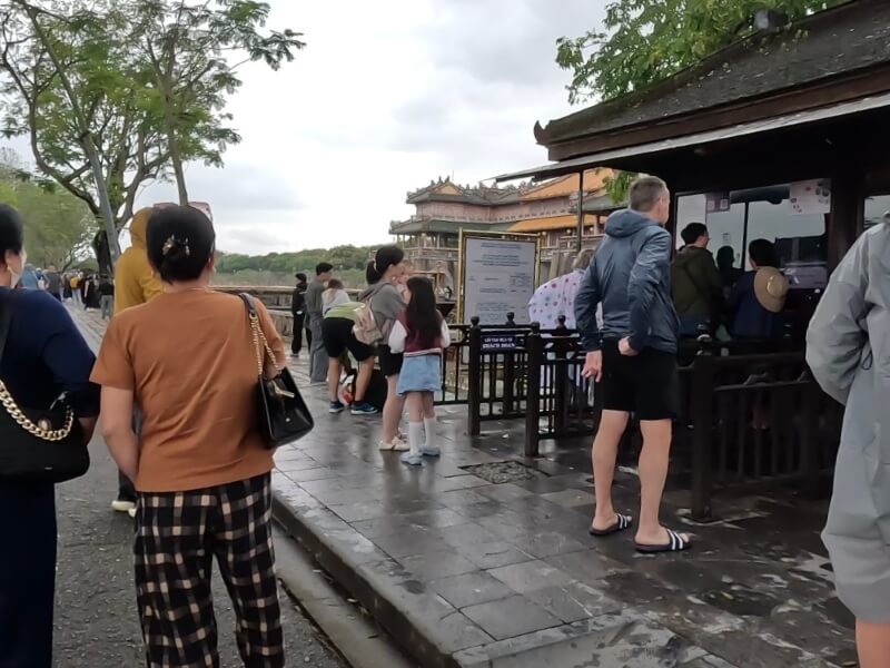 グエン朝王宮のチケット売り場