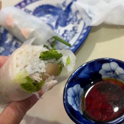 フエ旅行記4日目に食べた生春巻きの感想