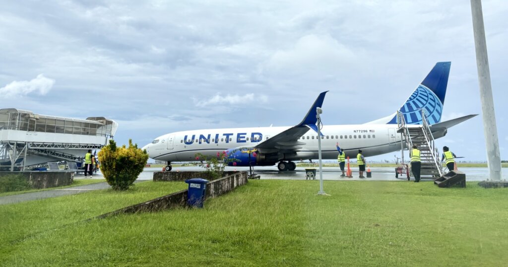 ユナイテッド航空のグアム⇔チュークの搭乗記